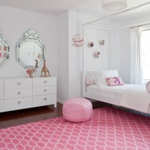 Bir kız için yatak odası tasarımı: fotoğraf, tasarım özellikleri-7