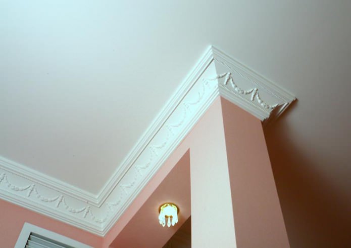 Germe tavan için tavan kaidesi: çeşitleri, seçim önerileri