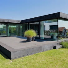 Rumah dengan tingkap panorama: 70 foto dan penyelesaian terbaik yang memberi inspirasi-16