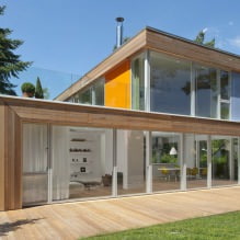 Maisons avec fenêtres panoramiques : 70 meilleures photos et solutions inspirantes-1