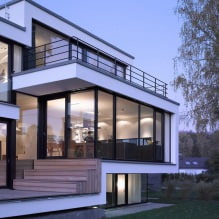 Rumah dengan tingkap panorama: 70 foto dan penyelesaian terbaik yang memberi inspirasi-20