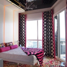 Stretch stropy v spálni: 60 moderných možností, fotografia v interiéri-17
