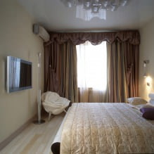Sostres elàstics al dormitori: 60 opcions modernes, foto a l'interior-9