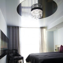 Stretch stropy v spálni: 60 moderných možností, fotografia v interiéri-6
