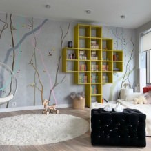 Alegerea unui tapet pentru o cameră pentru copii: 77 de fotografii și idei moderne-11