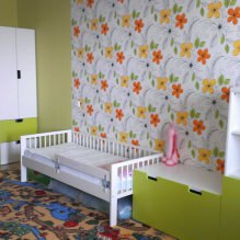 Triar un fons de pantalla per a una habitació infantil: 77 fotos i idees modernes-4