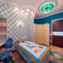 Alegerea unui tapet pentru camera copiilor: 77 de fotografii și idei moderne-14