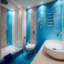 Kylpyhuoneen sisustus moderniin tyyliin: 60 parasta valokuvaa ja ideota suunnitteluun-14