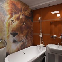 Mūsdienīgs vannas istabas interjers: 60 labākās fotogrāfijas un dizaina idejas-3