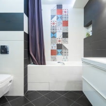Εσωτερικό μπάνιο σε μοντέρνο στιλ: 60 καλύτερες φωτογραφίες και ιδέες για το design-4