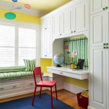 Küçük bir çocuk odasının içi: renk, stil, dekorasyon ve mobilya seçimi (70 fotoğraf) -20