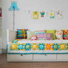 Pienen lastentarhan sisustus: värin, tyylin, sisustuksen ja huonekalujen valinta (70 kuvaa) -4