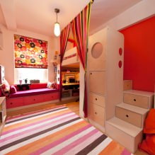 Interior d’un petit viver: elecció de color, estil, decoració i mobiliari (70 fotos) -13