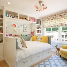 Interieur van een kleine kinderkamer: kleurkeuze, stijl, decoratie en meubels (70 foto's) -2