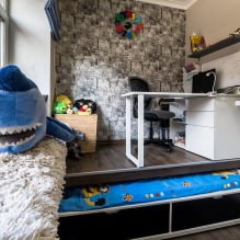 Küçük bir çocuk odasının içi: renk, stil, dekorasyon ve mobilya seçimi (70 fotoğraf) -7