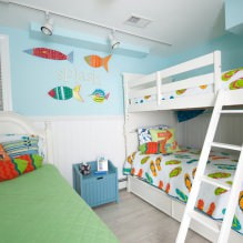 Interieur van een kleine kinderkamer: kleurkeuze, stijl, decoratie en meubels (70 foto's) -0