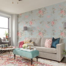 Oturma odasında duvar dekorasyonu: renk seçimi, kaplamalar, iç mekanda vurgulu duvar-0