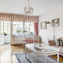 Gordijnen in de woonkamer: 70 stijlvolle foto-ideeën in het interieur-15