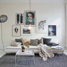 Skandinavisk stil i det indre af en lejlighed og et hus-1