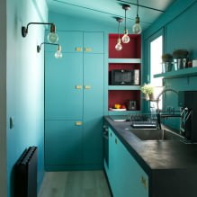 Modrá barva v interiéru: kombinace, designové nápady, 67 fotografií-1