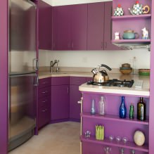 Violetinės spalvos interjeras: deriniai, kambarių apžvalga, 70 nuotraukų-6