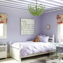 Violetinių atspalvių interjeras: deriniai, kambarių apžvalga, 70 nuotraukų-9
