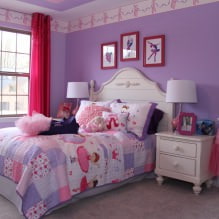 Bahagian dalam warna ungu: kombinasi, gambaran keseluruhan bilik, 70 foto-11