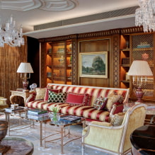 Thiết kế căn phòng với rèm cửa vàng: lựa chọn vải, kết hợp, loại rèm, 70 ảnh -11