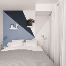 Lyse farver i det indre af soveværelset: designets funktioner i rummet, 55 fotos-6