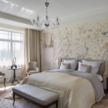 Светли цветове в интериора на спалнята: дизайнерски характеристики на стаята, 55 снимки-3