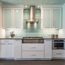 Set da cucina bianco: caratteristiche di scelta, combinazione, 70 foto all'interno-15
