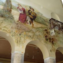 Decorazione d'interni con affreschi: foto, caratteristiche, tipologie, scelta del design e stile-13