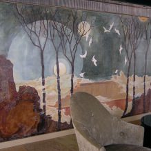Interieurdecoratie met fresco's: foto's, kenmerken, typen, keuze van ontwerp en stijl-18