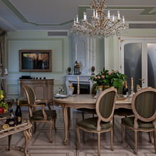 Baroka stils dzīvokļa interjerā: dizaina iezīmes, apdare, mēbeles un dekors-18