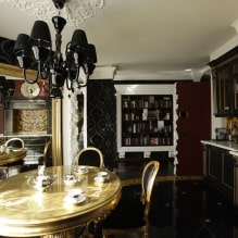 Baroko stilius buto interjere: dizaino ypatybės, apdaila, baldai ir dekoras-20