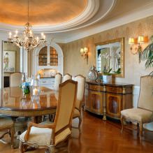 Baroka stils dzīvokļa interjerā: dizaina iezīmes, apdare, mēbeles un dekors-14