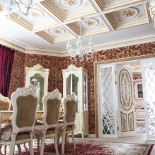 Baroka stils dzīvokļa interjerā: dizaina iezīmes, apdare, mēbeles un dekors-7