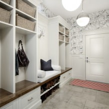 Cách chọn giấy dán tường cho hành lang nhỏ: 70 ý tưởng thiết kế-7