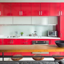 Punainen väri sisätiloissa: arvo, yhdistelmä, tyylit, sisustus, huonekalut (80 kuvaa) -8
