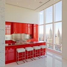 Color vermell a l'interior: valor, combinació, estils, decoració, mobles (80 fotos) -1