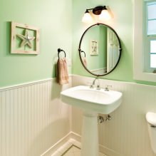 Интериор на малка тоалетна: характеристики, дизайн, цвят, стил, 100+ снимки-11