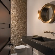Malý interiér toalety: funkce, design, barva, styl, více než 100 fotografií-13