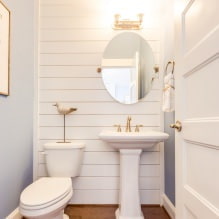 Küçük tuvalet içi: özellikler, tasarım, renk, stil, 100+ fotoğraf-12