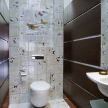 Μικρό εσωτερικό τουαλέτας: χαρακτηριστικά, σχέδιο, χρώμα, στυλ, 100+ φωτογραφίες-10