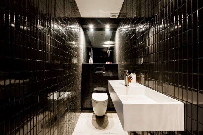 Interior mic de toaletă: caracteristici, design, culoare, stil, peste 100 de fotografii