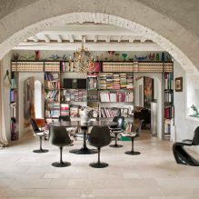 Italiensk stil i interiøret: træk, farve, dekoration, møbler (60 fotos) -14