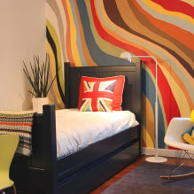 Боядисване на стени в интериора: видове, дизайн, комбинации, избор на цветове, 80+ снимки-2