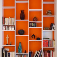 Πορτοκαλί χρώμα στο εσωτερικό: νόημα, χαρακτηριστικά σχεδιασμού, στυλ, 60 φωτογραφίες-8