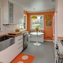 Oranžová barva v interiéru: význam, designové prvky, styly, 60 fotografií-3