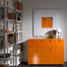 Oranžová farba v interiéri: význam, dizajnové prvky, štýly, 60 fotografií-5